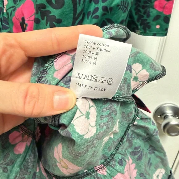 La DoubleJ Green and Pink Floral Dress - Picture 10 of 14